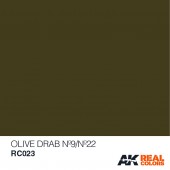 Olive Drab Nº9/Nº22, 10ml. Real Colors.