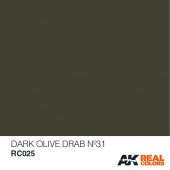 Dark Olive Drab Nº31, 10ml. Real Colors.