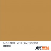 Nº6 Earth Yellow FS 30257, 10ml. Real Colors.