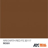 Nº8 Earth Red FS 30117, 10ml. Real Colors.