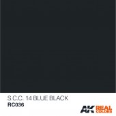 S.C.C. 14 Blue Black, 10ml. Real Colors.