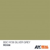 BSC Nº28 Silver Grey, 10ml. Real Colors.