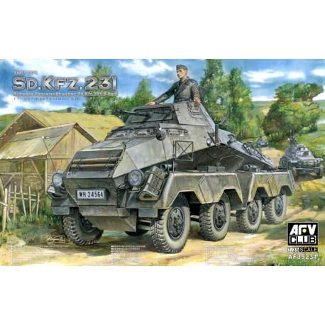 Vehículo Sd. Kfz. 231 de 8 ruedas. AFV CLUB 35231