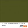 Olivgrün-Olive Green (RAL-6003), 10ml. Real Colors.