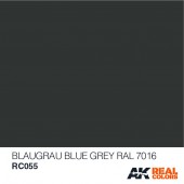 Blaugrau-Blue Grey (RAL 7016), 10ml. Real Colors.