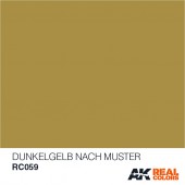 Dunkelgelb Nach Muster Dark Yellow, 10ml. Real Colors.