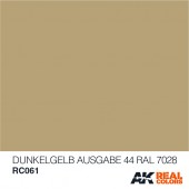 Dunkelgelb Ausgabe 44 Dark Yellow (RAL 7028), 10ml. Real Colors.