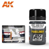 Paneliner for grey and blue camouflage.