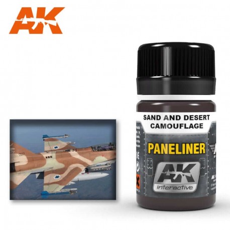 Paneliner for sand and desert camouflage.