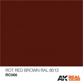 Rot (Rotbraun) Marrón Rojizo (RAL 8013), 10ml. Real Colors.