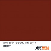 Rot (Rotbraun) Red Brown (RAL 8012), 10ml. Real Colors.