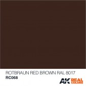 Rotbraun-Marrón Rojizo (RAL 8017), 10ml. Real Colors.