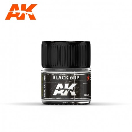 Black 6RP, 10ml. Real Colors.