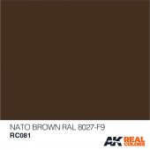 Nato Brown (RAL 8027-F9), 10ml. Real Colors.