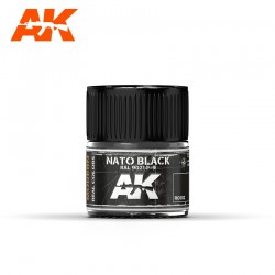 Negro OTAN (RAL 9021 F-9), 10ml. Real Colors.