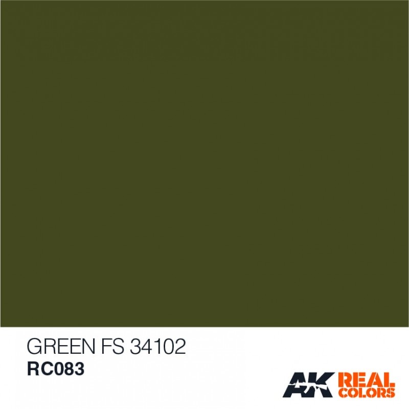 Green (fs 34102) , 10ml. Real Colors. Ak Interactive Rc083