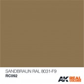 Sandbraun (RAL 8031-F9), 10ml. Real Colors.