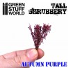 Tall shrubbery, autumn purple.