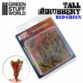 Tall shrubbery, Red green.