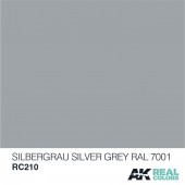 Silbergrau - Gris plata (RAL 7001), 10ml. Real Colors.