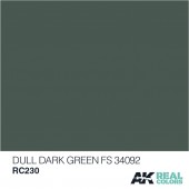 Dull Dark Green (FS 34092), 10ml. Real Colors.