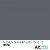 Medium gunship grey (FS 36118), 10ml. Real Colors.