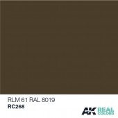 RLM 61 (RAL 8019), 10ml. Real Colors.