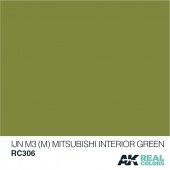 IJN M3 (M) MITSUBISHI Interior Green, 10ml. Real Colors.