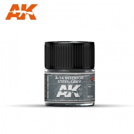 A-14 Interior Steel Grey, 10ml. Real Colors.