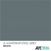 A-14 Interior Gris Acero, 10ml. Real Colors.