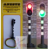 Railway light signal - 2 aspects. ANESTE 2829