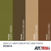 WWII U.S. Army Disruptive Camo Paints Set.