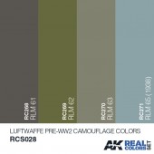 LUFTWAFFE PRE-WW2 Camouflage Colors.