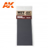 Wet sandpaper, 800 g.