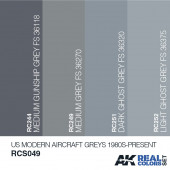 US MODERN AIRCRAFT GREYS 1980S-PRESENT.