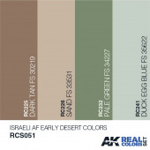 Set de colores ISRAELI AF EARLY DESERT