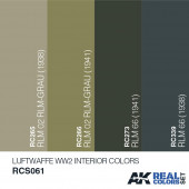 Set de colores Interiores de Luftwaffe WW2.