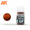 Pintura metalizada cobre, 30 ml.