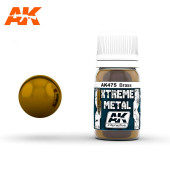 Pintura metalizada latón, 30 ml.