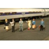 Standing platform passengers. SCENE SCAPES 33110