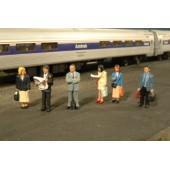 Standing platform passengers. SCENE SCAPES 33110