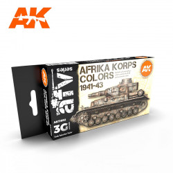 Set de colores de Afrika Korps 1941-43.