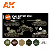 WWII Soviet tank colors.