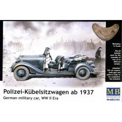 Polizei-Kübelsitzwagen, coche militar alemán. MASTER BOX 35101