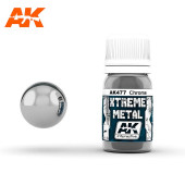 Pintura metalizada Cromo, 30 ml.