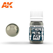 Pintura metalizada Duraluminio, 30 ml.