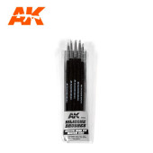 Silicone brushes medium tip medium (x5).