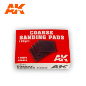 Coarse sanding pads. 120 grit (x4).