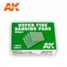 Super fine sanding pads. 800 grit (x4).