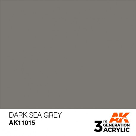 Pintura acrílica gris mar oscuro estándar, 17 ml.